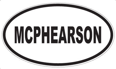 MCPHEARSON - Oval Magnet