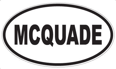 MCQUADE - Oval Magnet