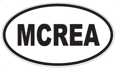 MCREA - Oval Sticker