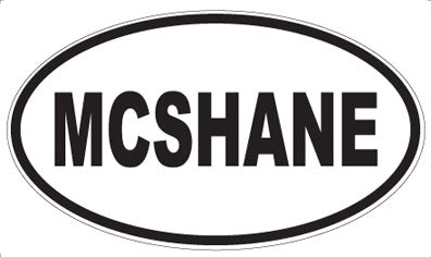 MCSHANE - Oval Magnet
