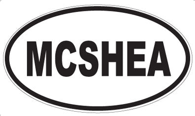 MCSHEA - Oval Magnet