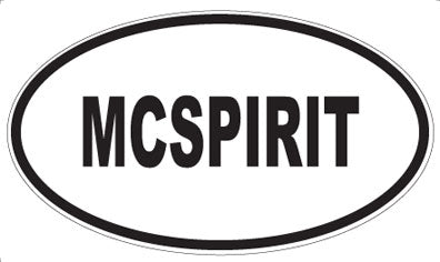MCSPIRIT - Oval Magnet
