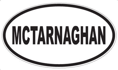 MCTARNAGHAN - Oval Magnet