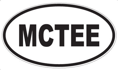 MCTEE - Oval Magnet