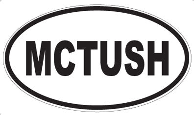 MCTUSH - Oval Magnet