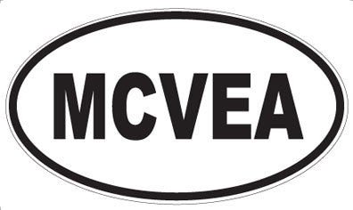 MCVEA - Oval Magnet