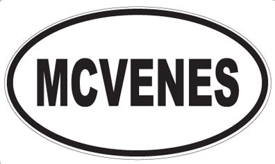 MCVENES - Oval Magnet