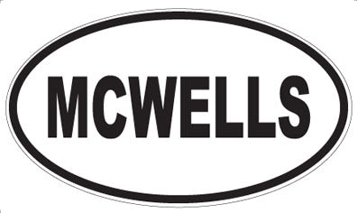 MCWELLS - Oval Magnet