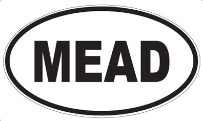 MEAD - Oval Sticker