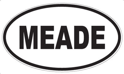MEADE - Oval Sticker