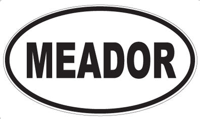 MEADOR - Oval Sticker