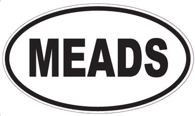 MEADS - Oval Magnet
