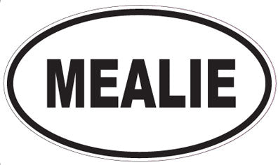 MEALIE - Oval Sticker