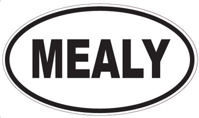 MEALY - Oval Magnet
