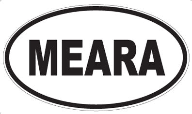 MEARA - Oval Sticker