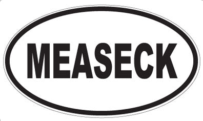 MEASECK - Oval Sticker