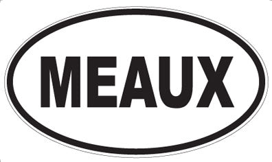 MEAUX - Oval Sticker