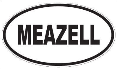 MEAZELL - Oval Magnet