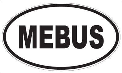 MEBUS - Oval Sticker