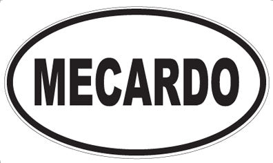 MECARDO - Oval Magnet