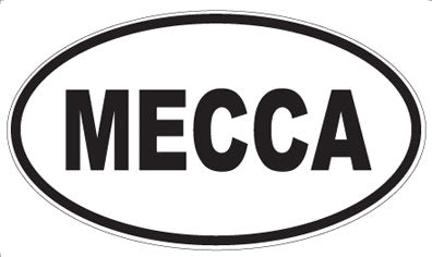 MECCA - Oval Sticker