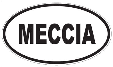 MECCIA - Oval Sticker