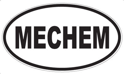 MECHEM - Oval Magnet