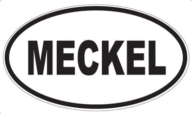 MECKEL - Oval Magnet