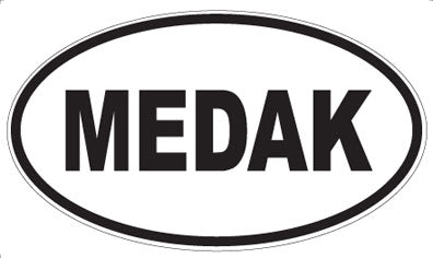 MEDAK - Oval Sticker