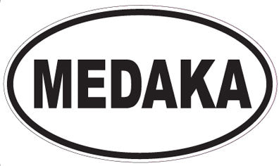 MEDAKA - Oval Sticker