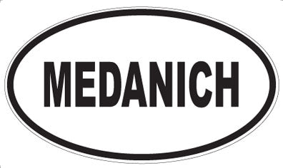 MEDANICH - Oval Sticker