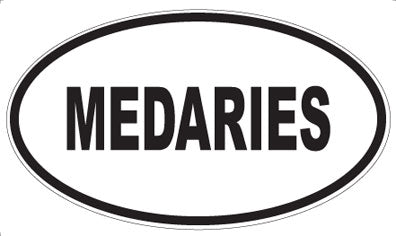 MEDARIES - Oval Magnet