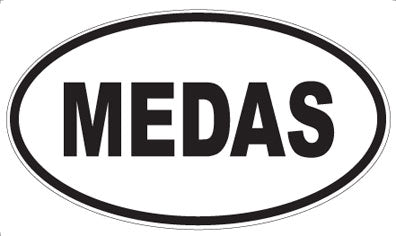 MEDAS - Oval Sticker