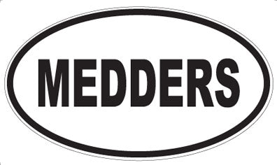MEDDERS - Oval Magnet
