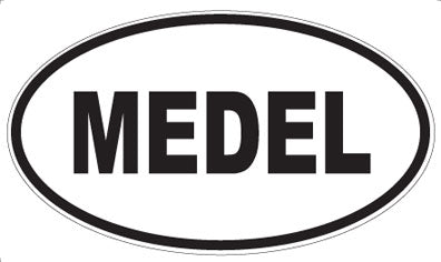 MEDEL - Oval Magnet