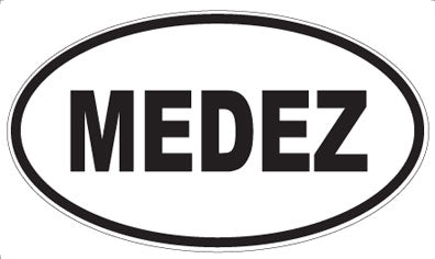 MEDEZ - Oval Magnet