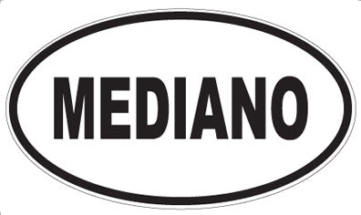 MEDIANO - Oval Magnet