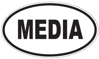MEDIA - Oval Magnet