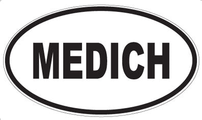 MEDICH - Oval Sticker