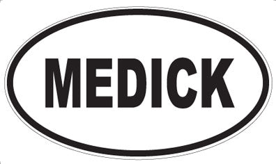 MEDICK - Oval Magnet