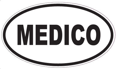 MEDICO - Oval Sticker