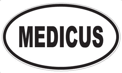 MEDICUS - Oval Sticker