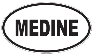 MEDINE - Oval Magnet