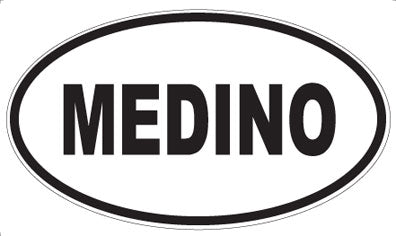 MEDINO - Oval Magnet