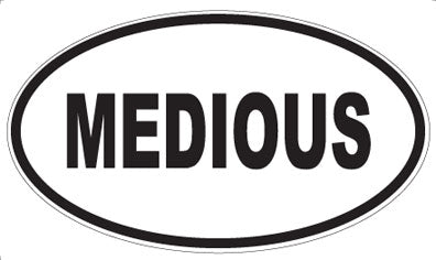 MEDIOUS - Oval Magnet