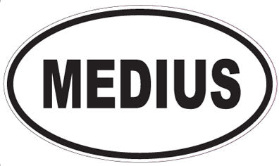 MEDIUS - Oval Sticker