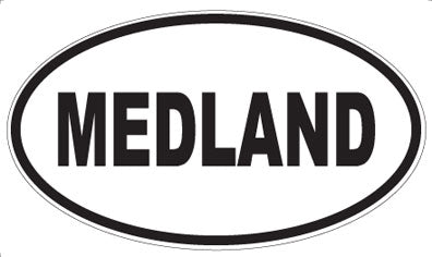 MEDLAND - Oval Magnet