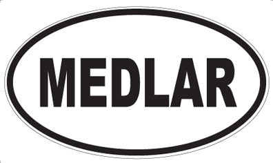 MEDLAR - Oval Magnet