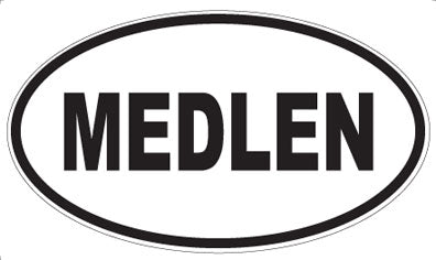 MEDLEN - Oval Sticker