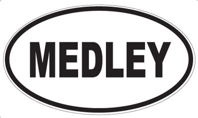 MEDLEY - Oval Magnet